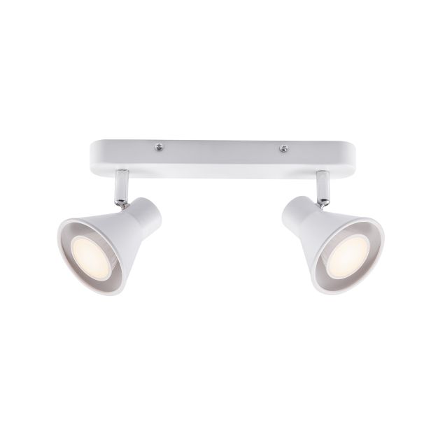 Nordlux Eik 9 - opbouwspot 2L - 28,5 x 8,6 cm - wit