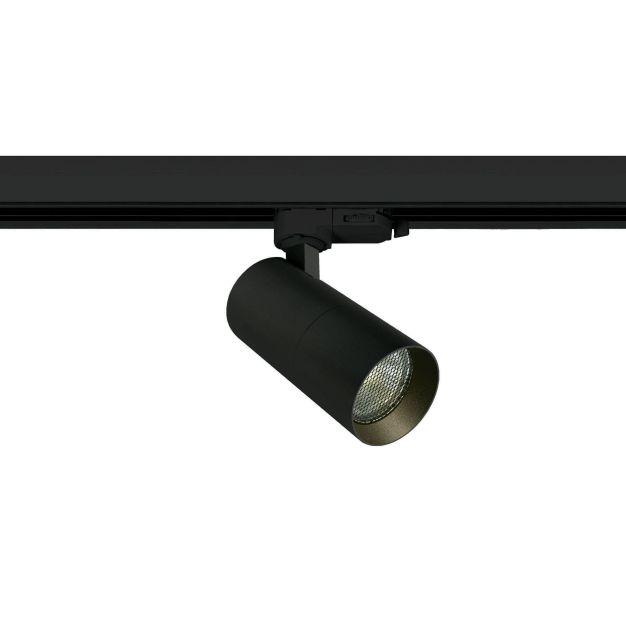 ONE Light GU10 Track Spots - rail spot - 3-fase railsysteem - Ø 5,5 x 12 cm - zwart