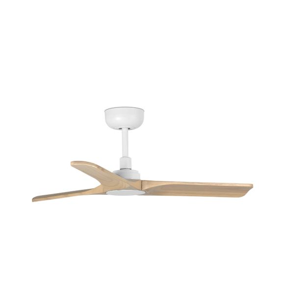 Faro Heywood - plafondventilator - Ø 90 x 190 cm - 6 snelheden - incl. afstandsbediening met timer - wit en hout