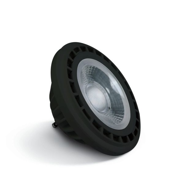 ONE Light R111 GU10 LED - Ø 11,1 x 6,9 cm - GU10 - 13W niet dimbaar - zwart - 3000K