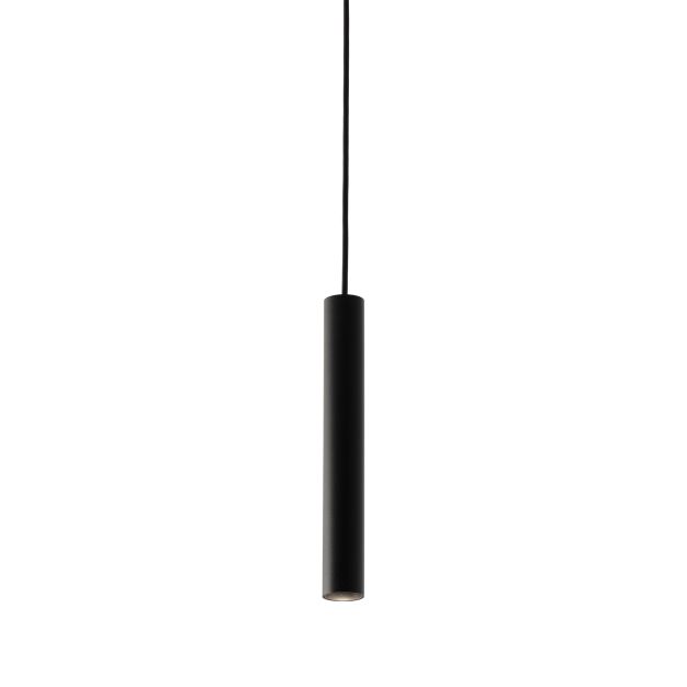 Faro Neso Top - magnetische rail hanglamp - Ø 3,5 x 120 cm - 5W CASAMBI LED warm wit (3000K) incl. - 40° lichtbundel - zwart