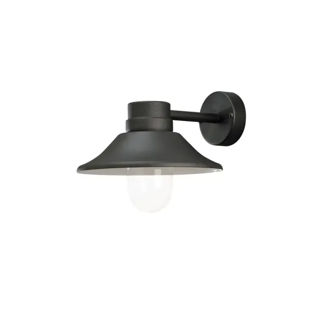 Konstsmide Vega - wandlamp buiten - 29 x 36 x 26,5 cm - 8W dimbare LED incl. - IP54 - zwart