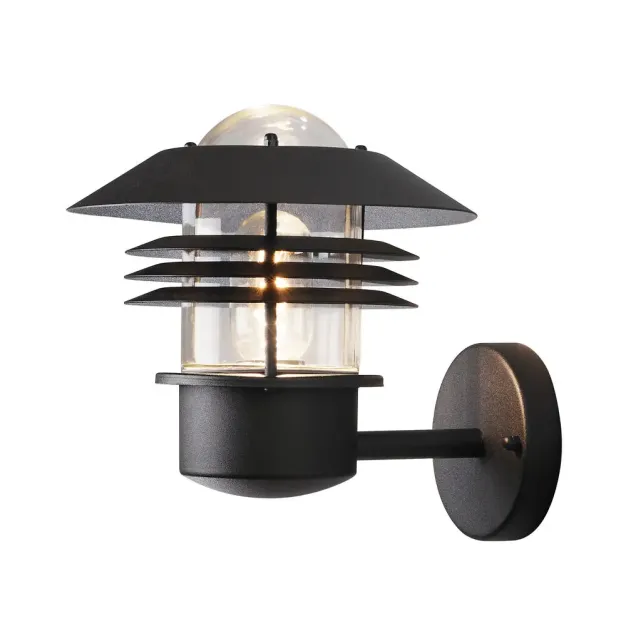 Konstsmide Modena Up - buiten wandlamp - 21 x 25 x 23 cm - IP44 - zwart