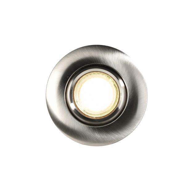 Nordlux Umberto - inbouwspot - Ø 96 mm - Ø 76 mm inbouwmaat - IP44 - nikkel