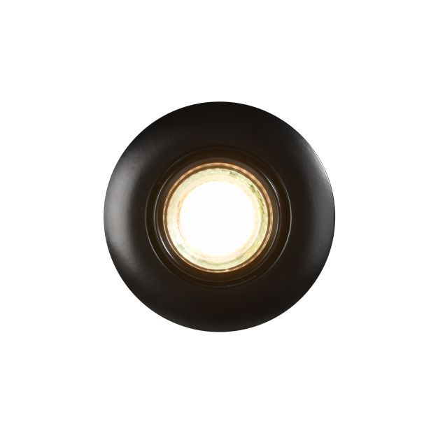 Nordlux Umberto - inbouwspot - Ø 96 mm - Ø 76 mm inbouwmaat - IP44 - zwart