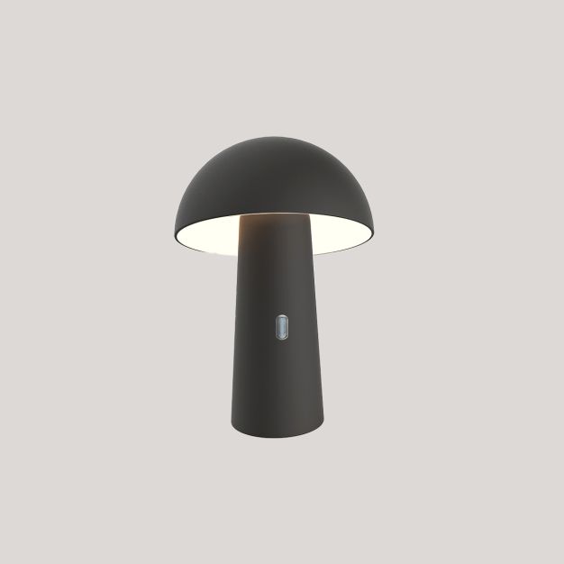 New Garden Shitake - oplaadbare buiten tafellamp - Ø16,5 x 25,5 cm - 7,5W LED incl. - IP44 - zwart