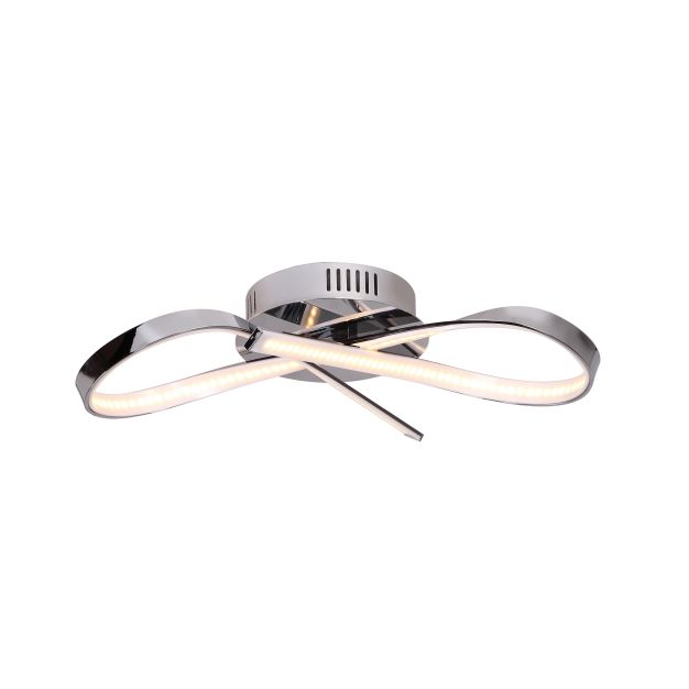 Maxlight Infinity - plafondverlichting - 15 x 14 x 45 cm - 14W LED incl. - chroom