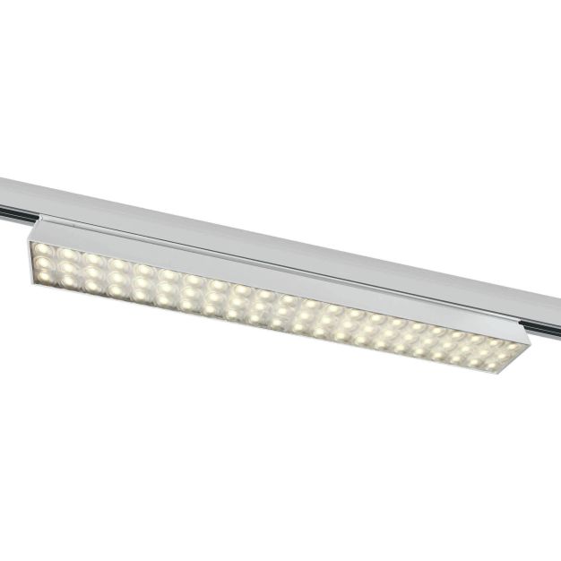 ONE Light High Power Linear - track light - 3-fase railsysteem - 58 x 4 x 6,4 cm - 30W LED incl. - wit - witte lichtkleur