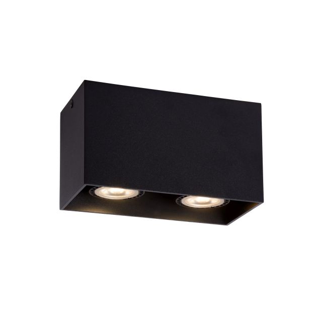 Lucide Bodi II - opbouwspot - 16,5 x 8,25 x 9,5 cm - zwart