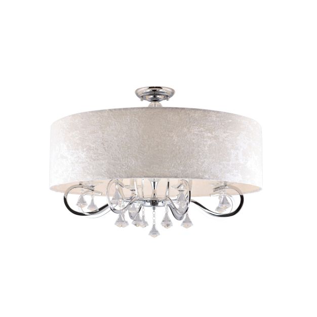 Maxlight Amsterdam - plafondverlichting - Ø 60 x 55 cm - chroom