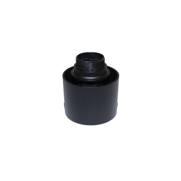 Artdelight Rosario - lamphouder voor PL 202 - Ø8 x 9,5 cm - zwart