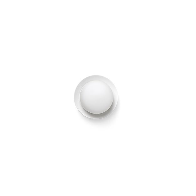 Faro May - plafondlamp - Ø 12 x 8 cm - 4W LED incl. - IP44 - wit