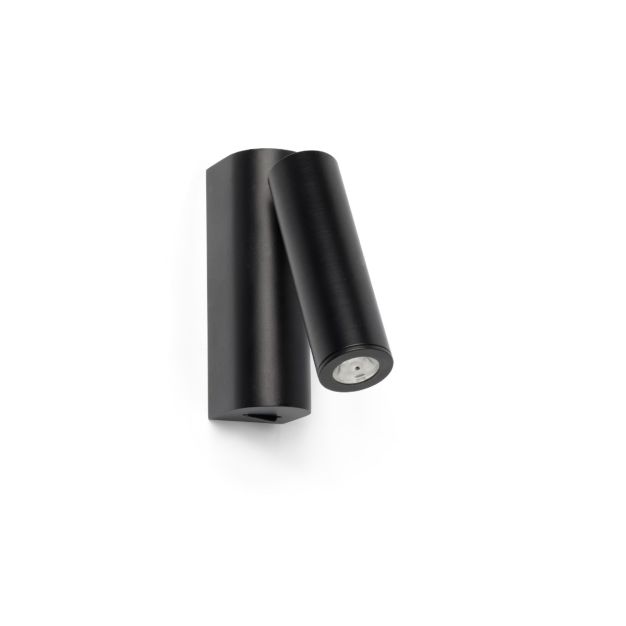 Faro Rob - wandlamp - 3,5 x 15,5 x 11 cm - 3W LED incl. - zwart