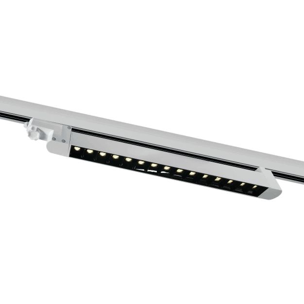 ONE Light Adjustable LED Linear Track Light - track spot - 3-fase railsysteem - 48 x 3,3 x 4,5 cm - 15 x 1W LED incl. - wit