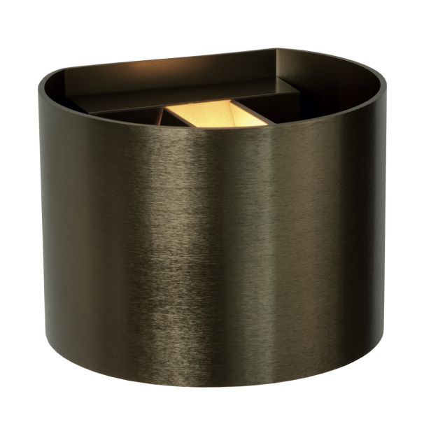 Artdelight Gyro - wandlamp - 9,7 x 13 x 11,2 cm - licht brons