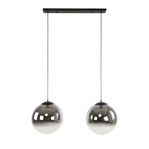 Vico Bubble Shaded XL - hanglamp - 110 x 40 x 150 cm - zwart