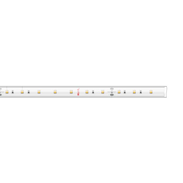 KLUS LED strip - 1cm breed, 500cm lengte - 24Vdc - dimbaar - 4,8W LED per meter - 70 LEDs per meter - IP65