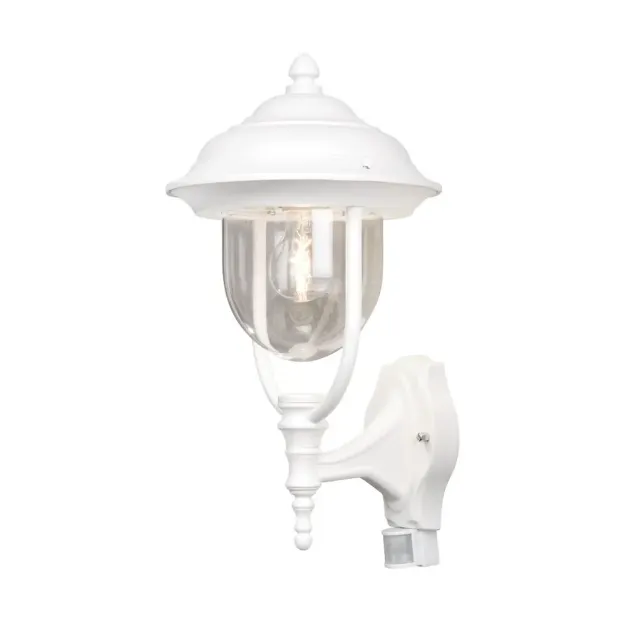 Konstsmide Parma Up - buiten wandlamp -  24 x 29 x 48 cm - IP44 - mat wit