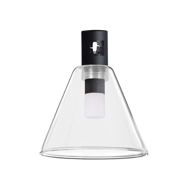Nova Luce Cocktail - lichtpunt magnetisch railsysteem - 12 x 14 cm - 5W LED incl. - zwart