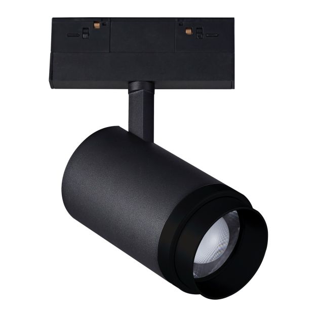 VK Lighting Kona - magnetisch railsysteem - railspot met zoom - 13,9 x 8 x 20 cm - 25W dimbare LED incl. - zwart