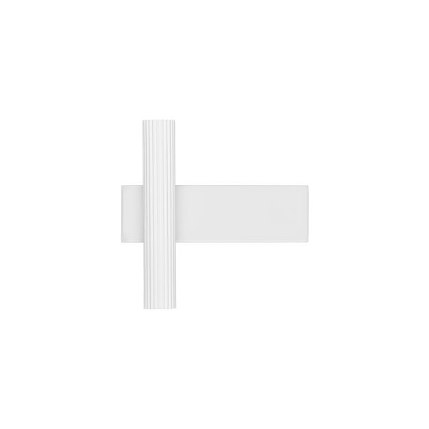 Nova Luce Paron - wandlamp - 5,5 x 15 x 15 cm - 6W LED incl. - zandwit