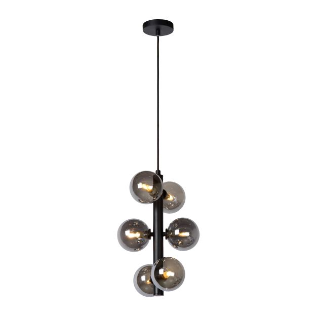 Lucide Tycho - hanglamp - Ø 25 x 150 cm - zwart