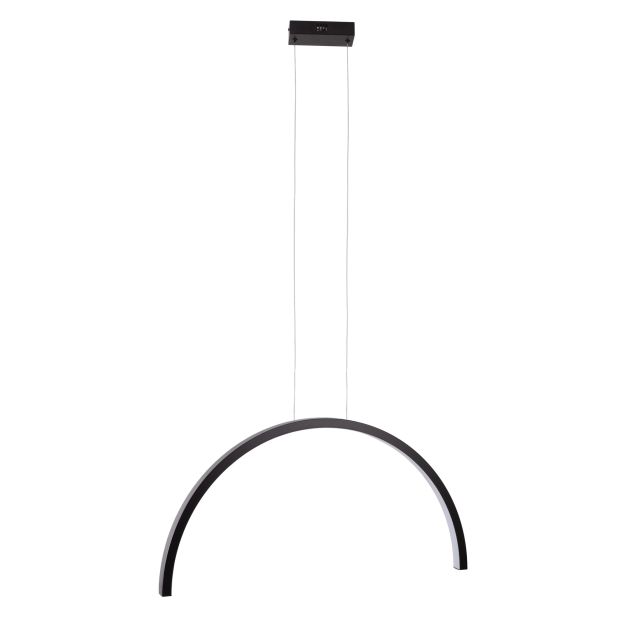 Maxlight Trio Arc - hanglamp - 80 x 180 cm - 21W LED incl. - zwart