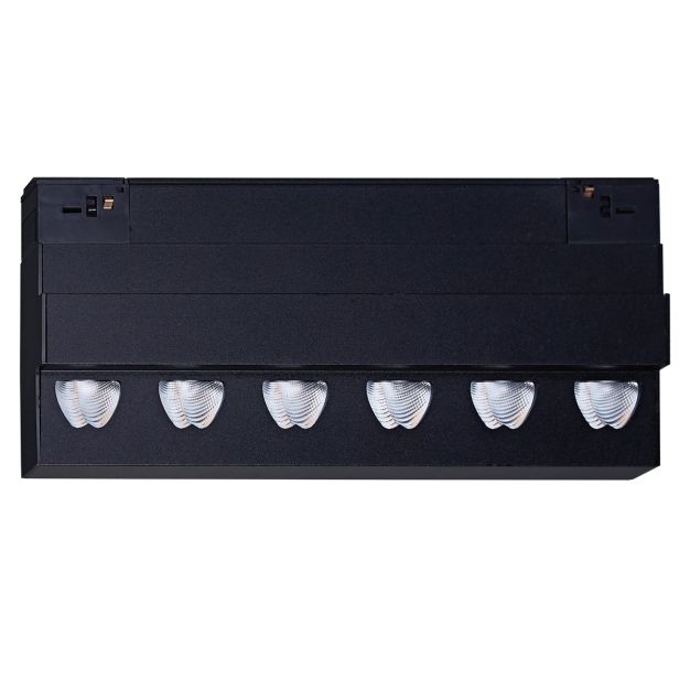 VK Lighting Kona - magnetisch railsysteem - railspot - 30 x 2,4 x 12,3 cm - 18W dimbare LED incl. - zwart