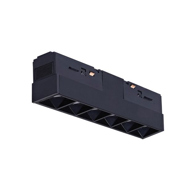 VK Lighting Kona - magnetisch railsysteem - railbalk - 11,2 x 2 x 5,3 cm - 9W LED incl. - 1-10V dimbaar - zwart