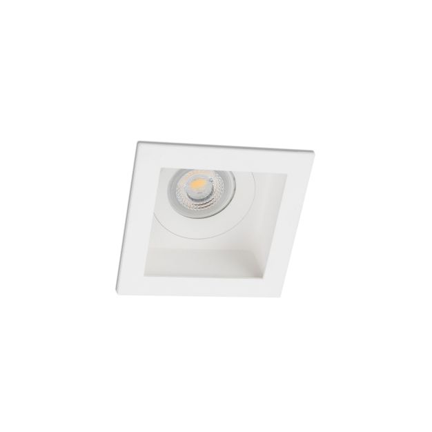 Faro Moist - inbouwspot - 90 x 90 mm, 78 x 78 mm inbouwmaat - IP44 - mat wit
