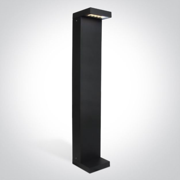 ONE Light - tuinpaal - 70 x 12 x 10 cm - 8W LED incl. - IP65 - antraciet - witte lichtkleur