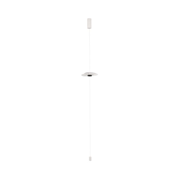 Nova Luce Olea - hanglamp - 35 x 390 x 10 cm - 16W dimbare LED incl. - zandwit