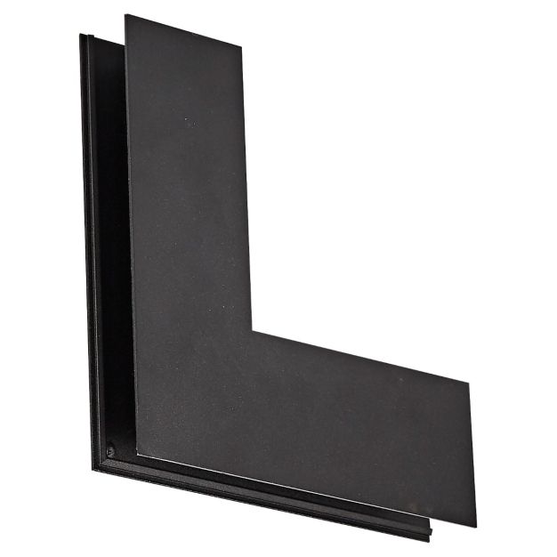 VK Lighting Kona - magnetisch railsysteem - vertikaal uitwendig opbouwhoekprofiel - 6 x 17,5 x 17,5 cm - zwart