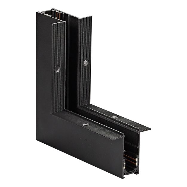 VK Lighting Kona - magnetisch railsysteem - vertikaal inwendig inbouwhoekprofiel - 7,4 x 17,5 x 17,5 cm - zwart
