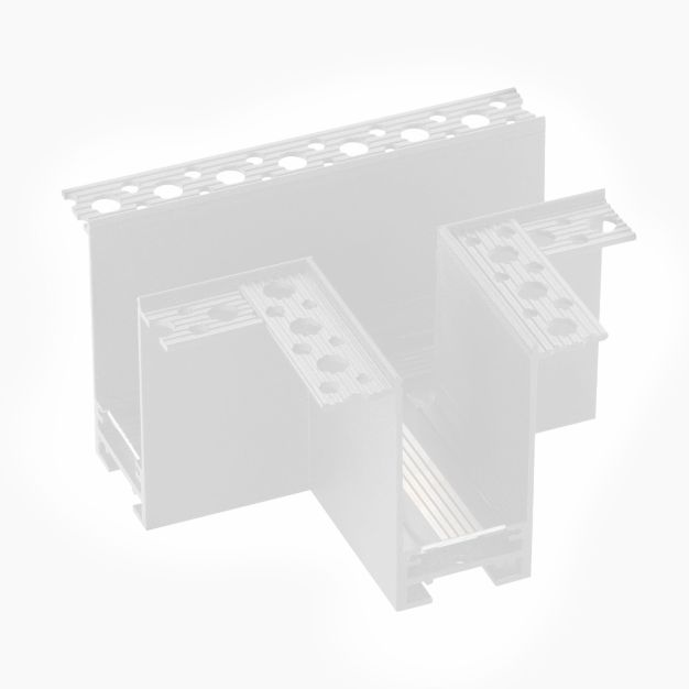 Faro Neso - T inbouw connectie stuk - magnetisch railsysteem - wit