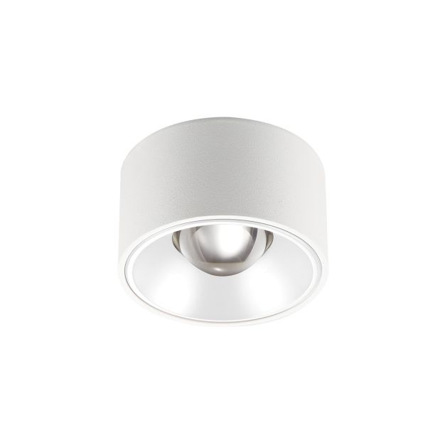 VK Lighting Orofi - opbouwspot - Ø 8 x 4,5 cm - 15W LED incl. - IP54 - wit
