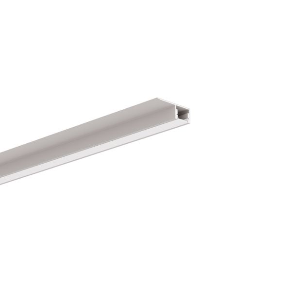 Klus PDS-T-BOK - inbouw LED profiel voor 12,5mm gipsplaat - 3,6 x 1,2 cm - geanodiseerd zilver