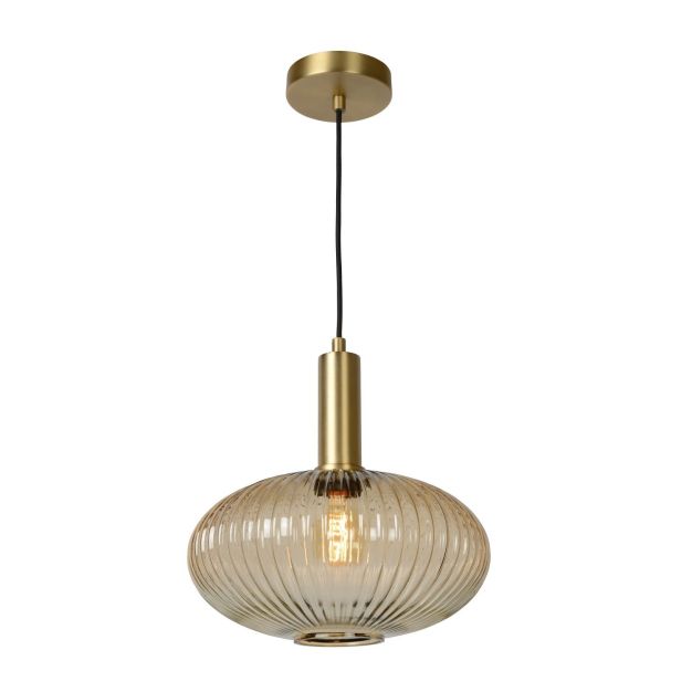 Lucide Maloto - hanglamp - Ø 30 x 150 cm - amber