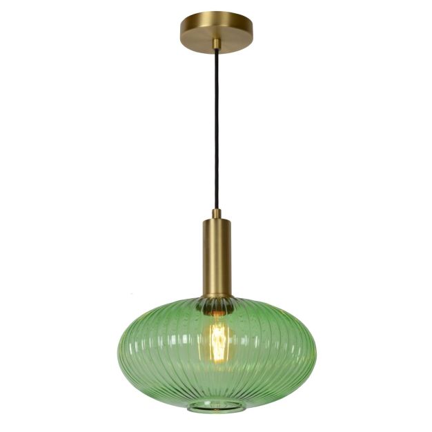 Lucide Maloto - hanglamp - Ø 30 x 150 cm - groen