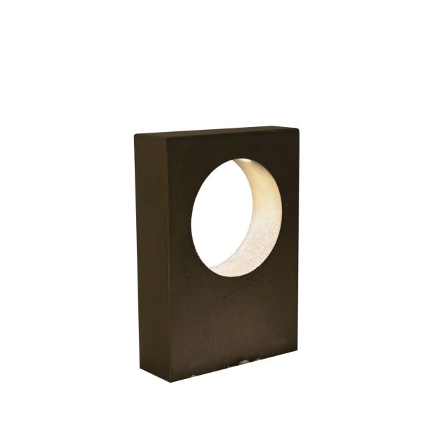 VK Lighting Logia - tuinpaal - 40 x 20 x 49 cm - 6,5W LED incl. - IP65 - grijs