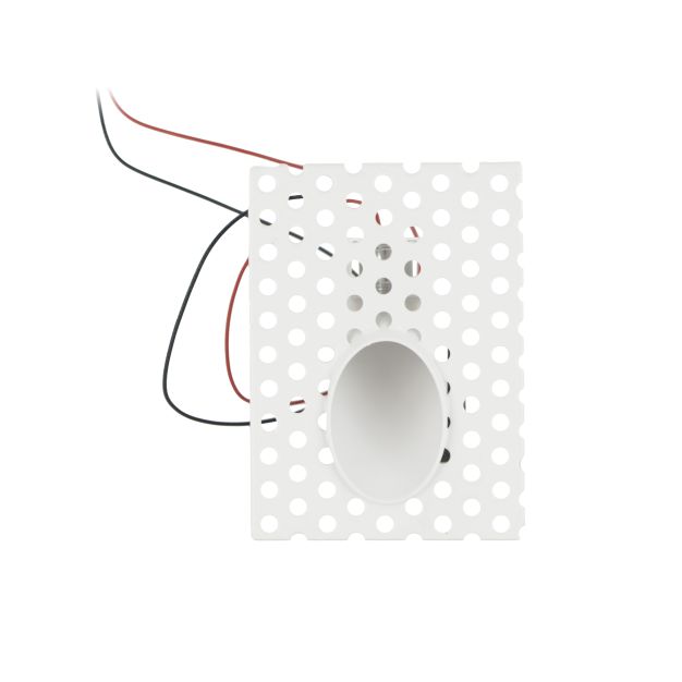 Projectlight Boulogne - inbouw wandverlichting - 8 x 11 cm - 1W dimbare LED incl. - wit