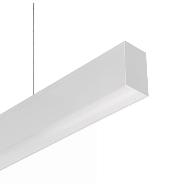 Lichtkoning Slim Line - hanglamp - 118 x 5,5 x 3,3 cm - 22,5W LED incl. - wit