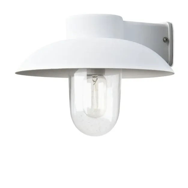 Konstsmide Mani - buiten wandlamp  - 29 x 31 x 21 cm - IP44 - mat wit