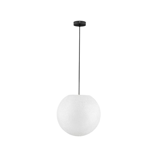 Nova Luce Moon - buiten hanglamp - Ø 40 x 200 cm - IP65 - wit en zwart