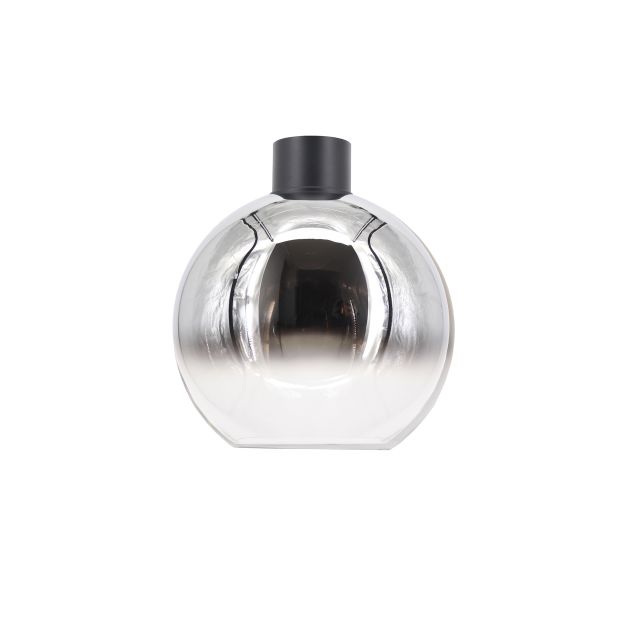 Artdelight Rosario - plafondverlichting - Ø 30 x 32,5 cm - gerookt chroom