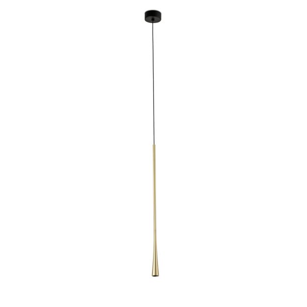 Faro Diana 600 - hanglamp - Ø 3,2 x 60 cm - 6W LED incl. - goud