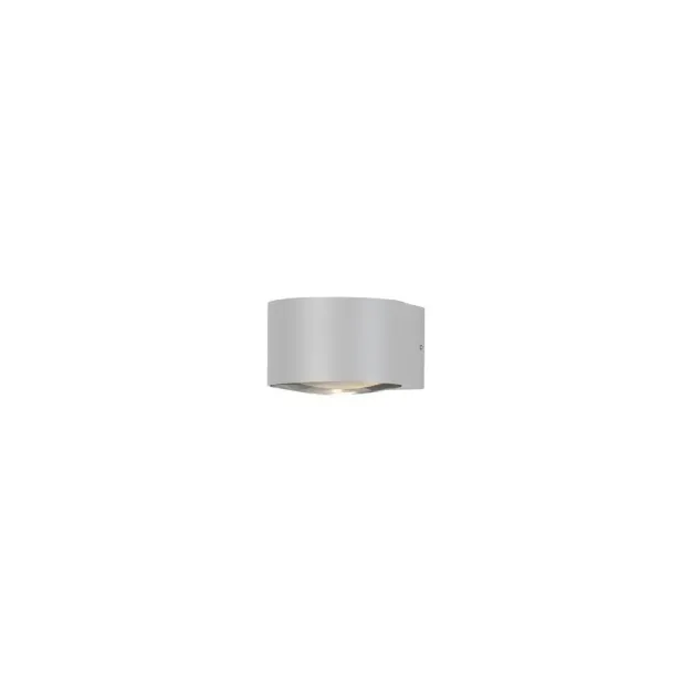 Konstsmide Gela Down - buiten wandlamp - 11 x 15,5 x 6,5 cm - 6W LED incl. - IP54 - wit