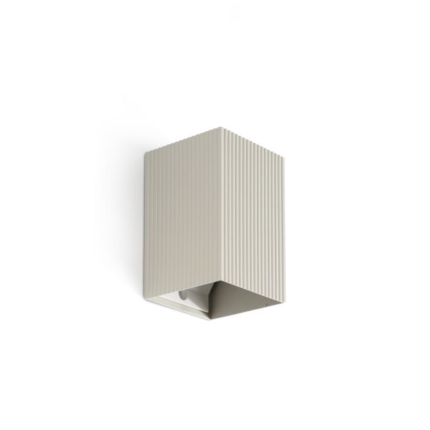 Faro Lune I - wandlamp - 8 x 10 x 6,5 cm - grijs