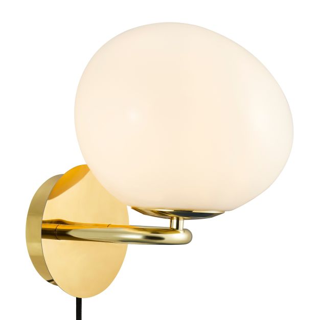 Design For The People Shapes - wandlamp - 22 x 26 cm - messing