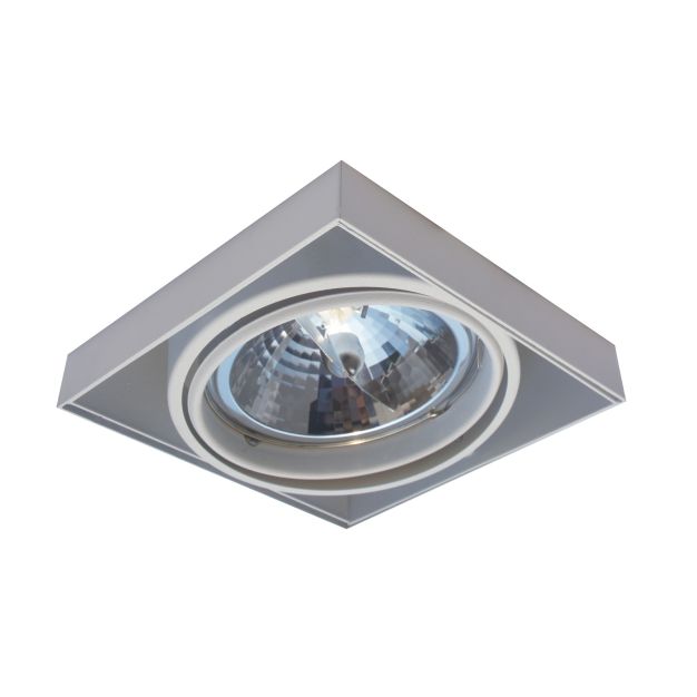 Zuma Line Oneon DL 111-1 - inbouwspot 1L -  156 x 156 mm, 157 x 157 mm inbouwmaat - wit